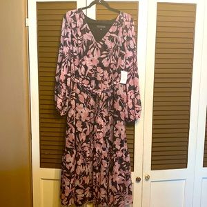 Eloquii Floral Maxi Dress | Size 16